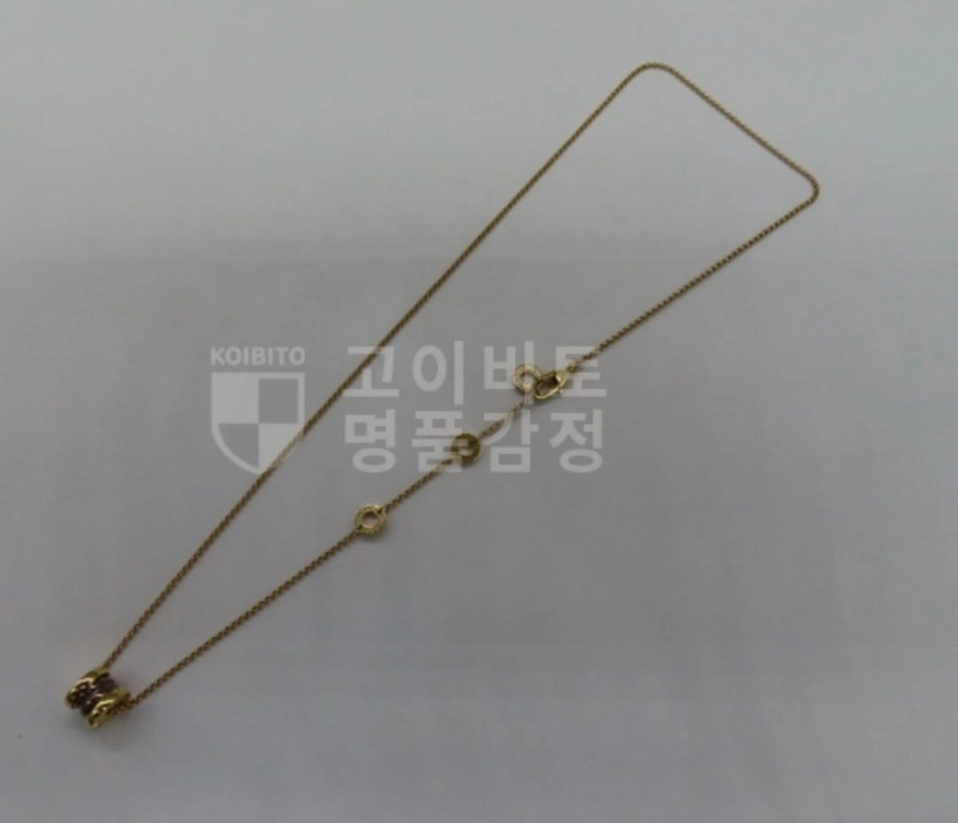 불가리 세라믹 목걸이 미니 18k 이미지