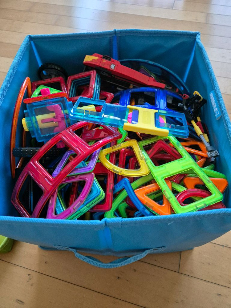 맥포머스 자석블럭 박스까지 일괄판매--1