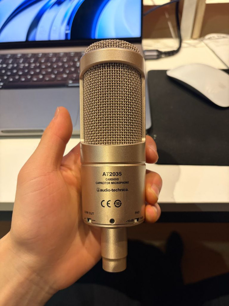 오디오 테크니카 AT 2035 금색--1
