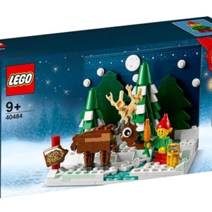 레고 40484 산타의 앞마당 루돌프와 요정