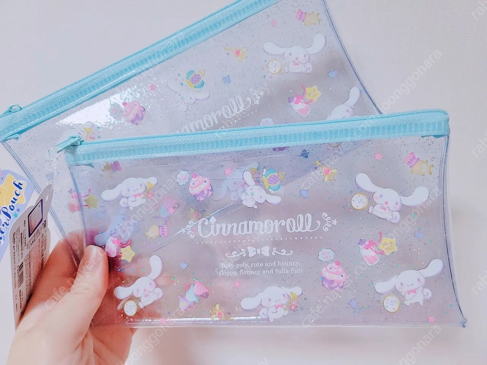 다이소 산리오 파우치 마이멜로디 키티 시나모롤 투명 파우치 필 펜 파우치 다이소 마이멜로디 동전 지갑--3
