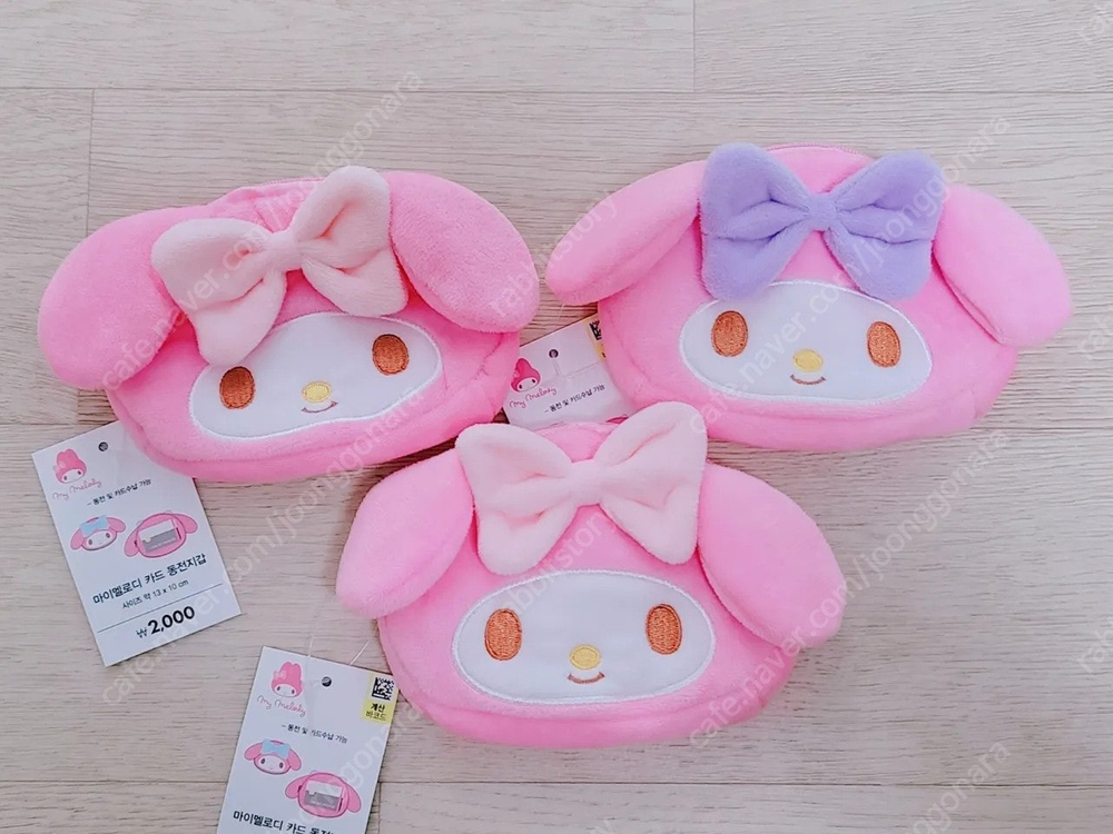 다이소 산리오 파우치 마이멜로디 키티 시나모롤 투명 파우치 필 펜 파우치 다이소 마이멜로디 동전 지갑--4