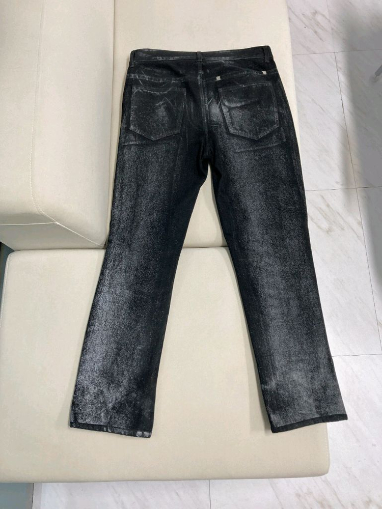 지방시 로고 데님 흑청바지 32--1