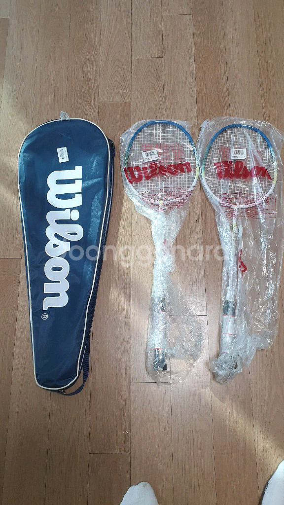 배드민턴 라켓 2개 세트--4