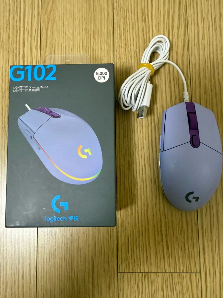 (택포) 로지텍 G102 마우스 라일락--1