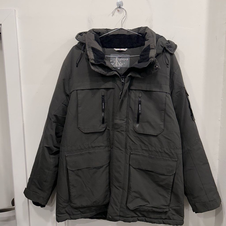 라푸마 구스다운 어반쉴드 하드쉘 후드 패딩--1