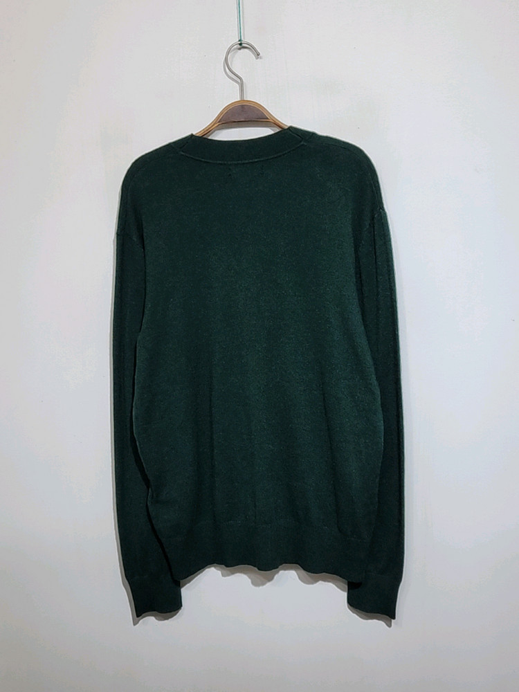 (L) 랄프로렌 폴로 가디건 녹색 포켓 브이넥 캐주얼 이미지