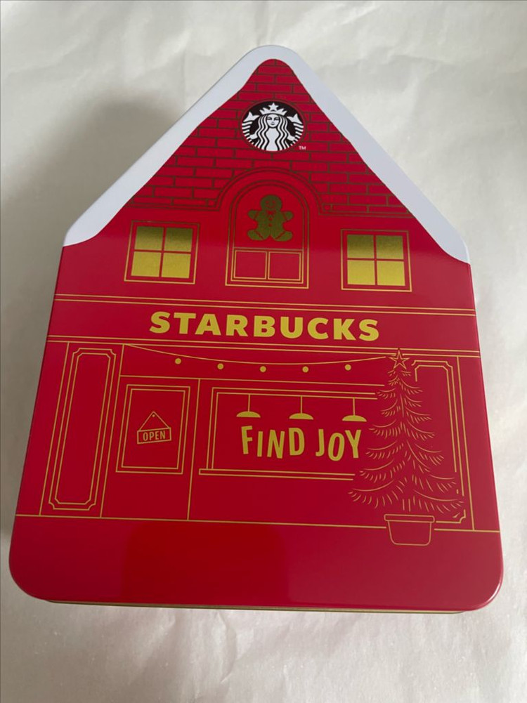 스타벅스 진저브레드 틴케이스--1