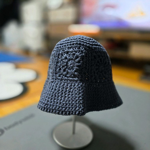 Nine Tailor 뜨개 버킷햇 네이비 니트모자