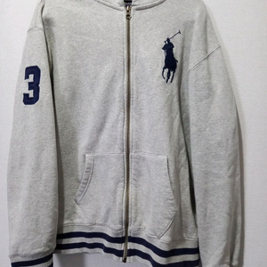 폴로 POLO 랄프로렌 그레이 빅포니 후드집업 95~100 이미지