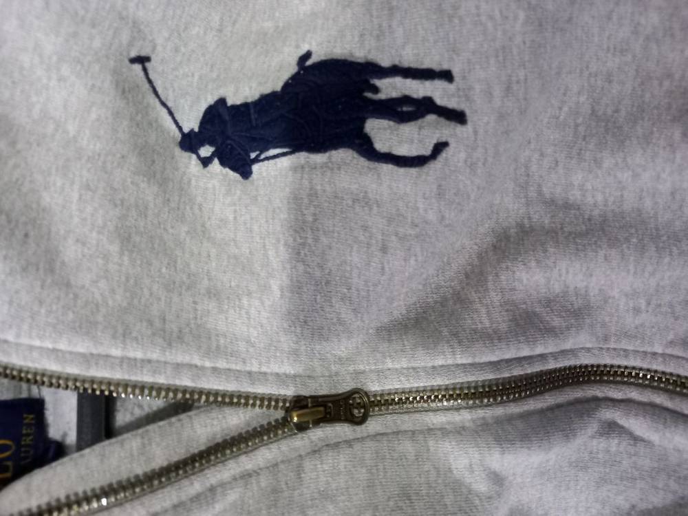 폴로 POLO 랄프로렌 그레이 빅포니 후드집업 95~100 이미지