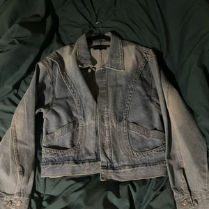 [우알롱] 데님 자켓 / 팬츠 세트 이미지