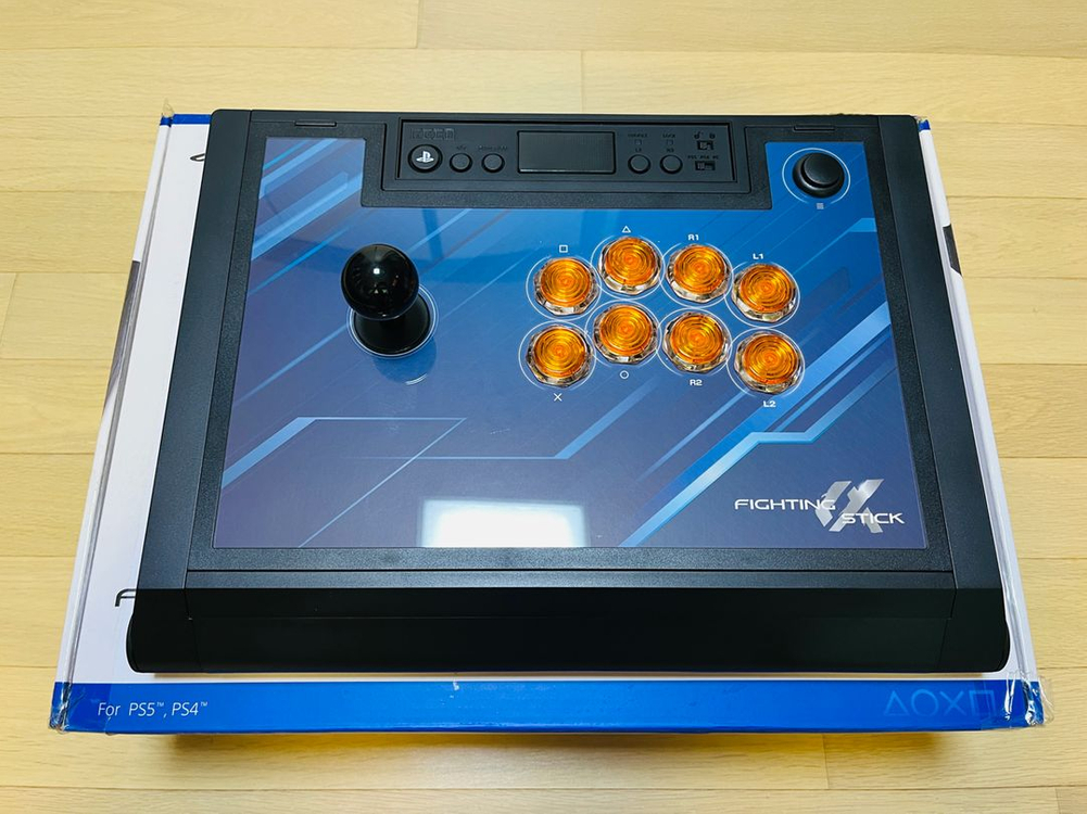 호리 파이팅 알파 조이스틱 판매(풀박스, 차이머 핑거 장착, 상판 개폐형, 플스/PC 사용 가능/직거래 충남 아산)--1