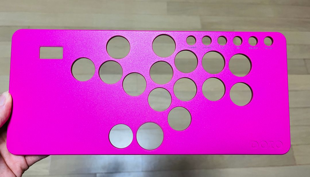 Doio KBGM-H06 히트박스 로즈 핑크 프레임 새제품 판매(본체 X)--0