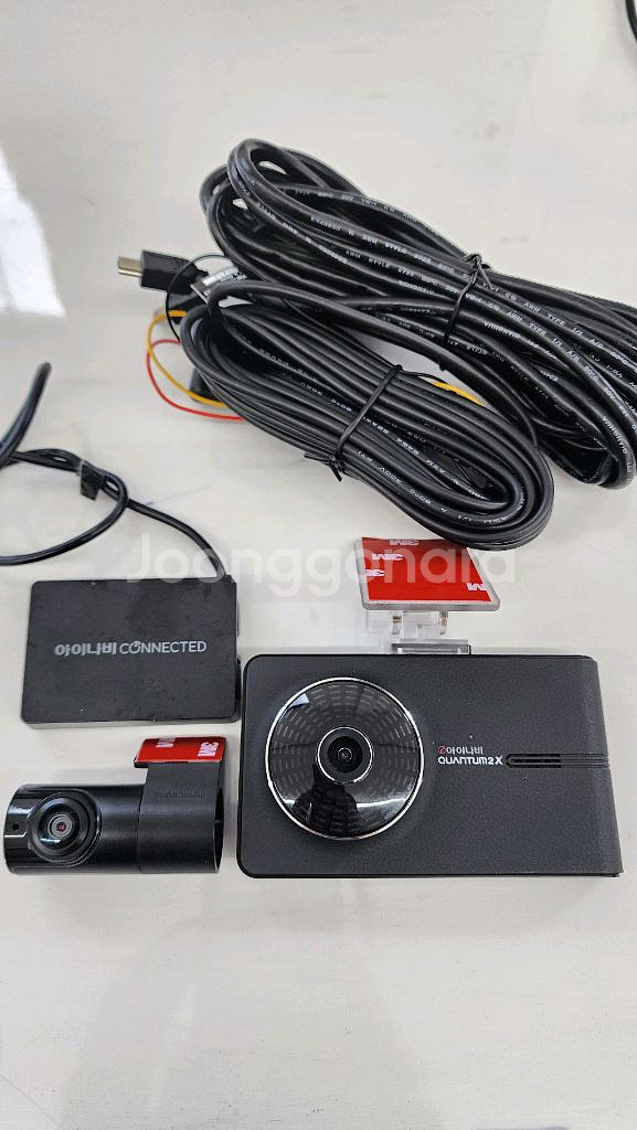 아이나비 퀀텀2X QHD 64기가,커넥티드 블랙박스 풀세트--0