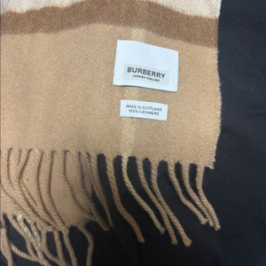 정품 버버리 머플러 캐시미어 100%