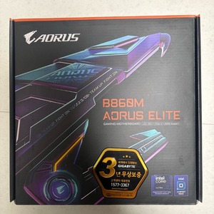 B860M aorus elite 게이밍 메인보드