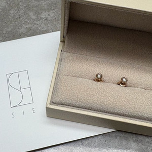 sie 시에 에센티아 이어링 14K 로즈골드(hisa히사)