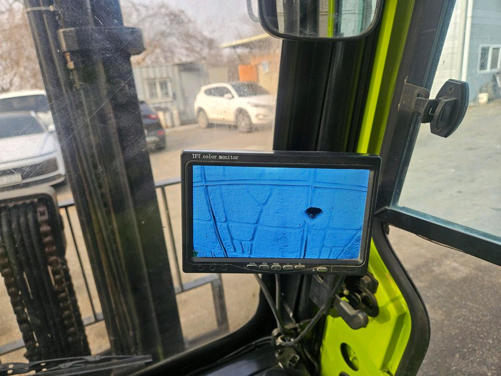 (중고지게차) 클라크 GTS30KD 디젤 3톤 3단 지게차 (3단마스트, 편개식자동발, 캐빈, 후방카메라,안전경보--6