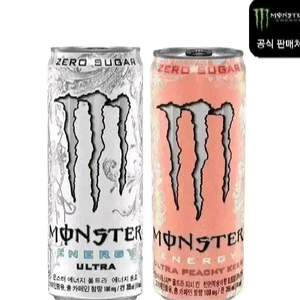 몬스터에너지드링크 울트라24개+피치킨24개CAN 355ML 48캔