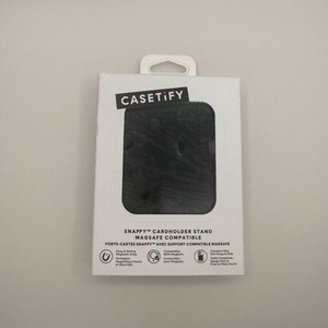 케이스티파이 스내피 카드홀더 스탠드 맥세이프 블랙