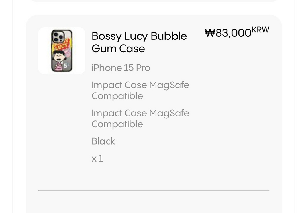 케이스티파이 피너츠 (루시) 아이폰 15프로 케이스--2