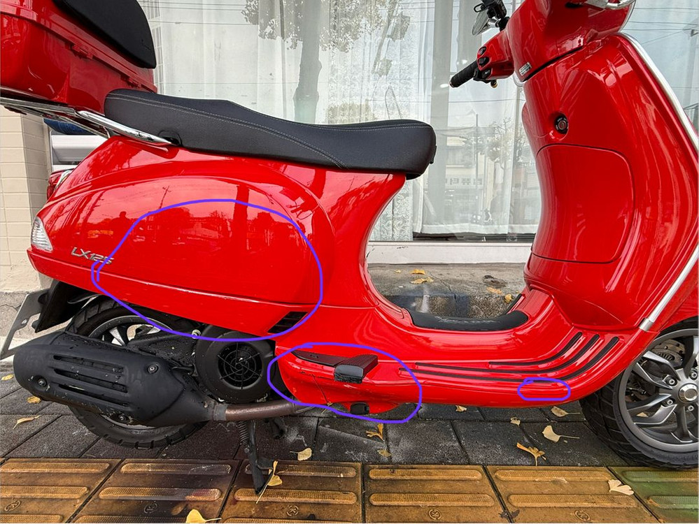 23년식 베스파 lx125 abs모델 팝니다--4