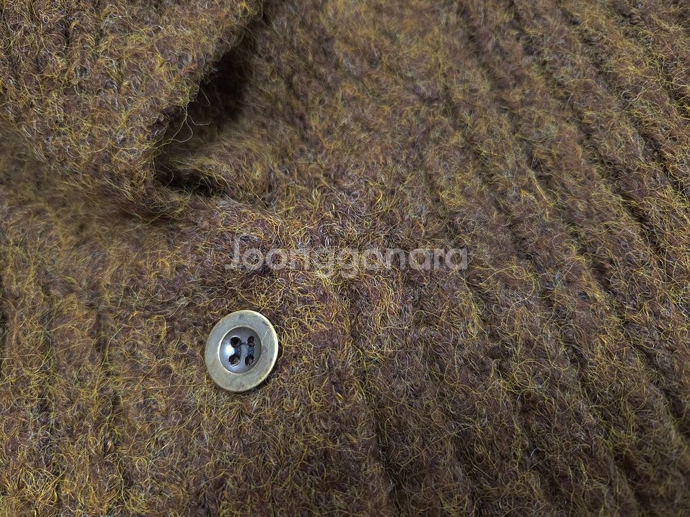 OFC 페미니크 브러쉬카라 가디건 프리사이즈 새상품--6