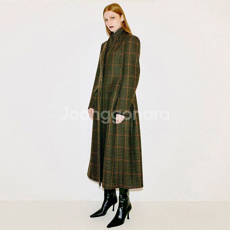 낸시부(NANCYBOO) 싱글 버진울 볼륨코트 55--1