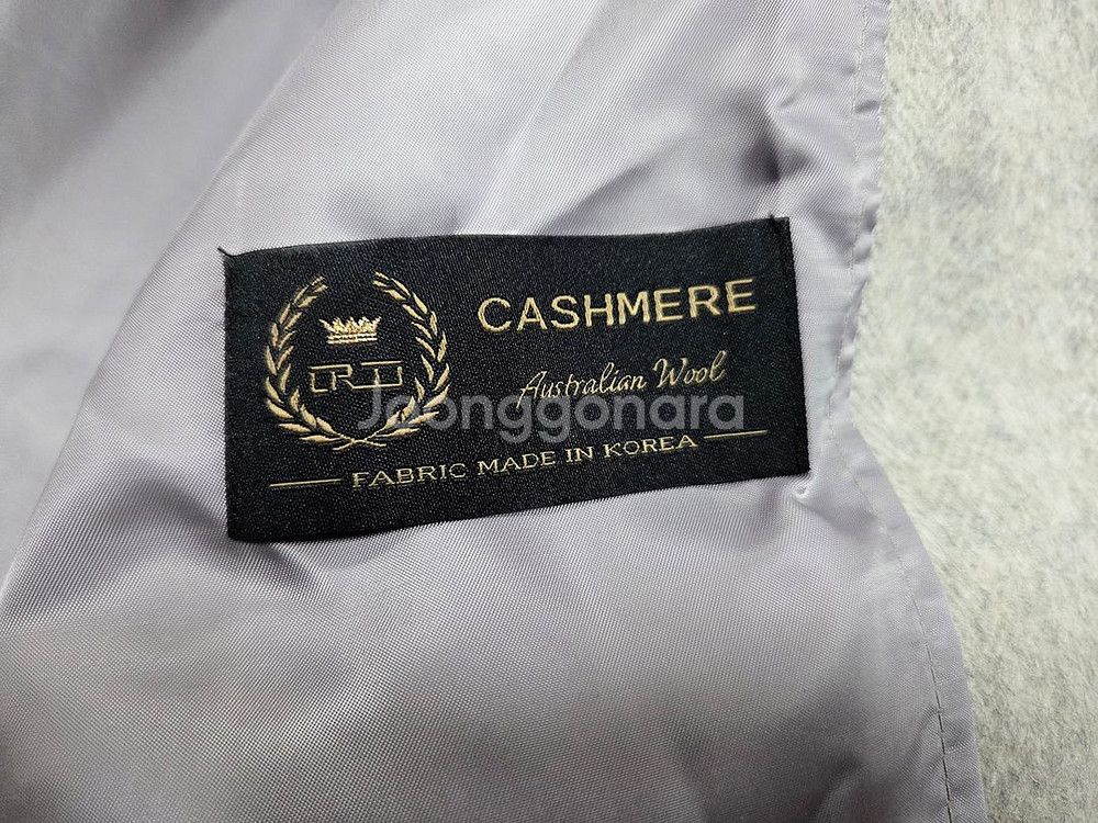 닐바이피(NILBY P) 램스울 캐시 핸드메이드 하프코트 프리사이즈--8