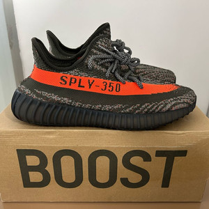 270 아디다스 이지 부스트 350 V2 카본 벨루가 아코탭 미시착 새상품 이미지