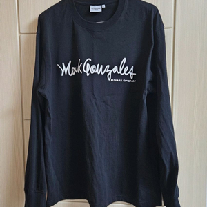 [최저가]마크곤잘레스 사인로고 긴팔티셔츠 롱슬리브 - 블랙 100(L)