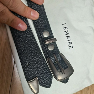 (새제품) 르메르 스타일의 이중 벨트