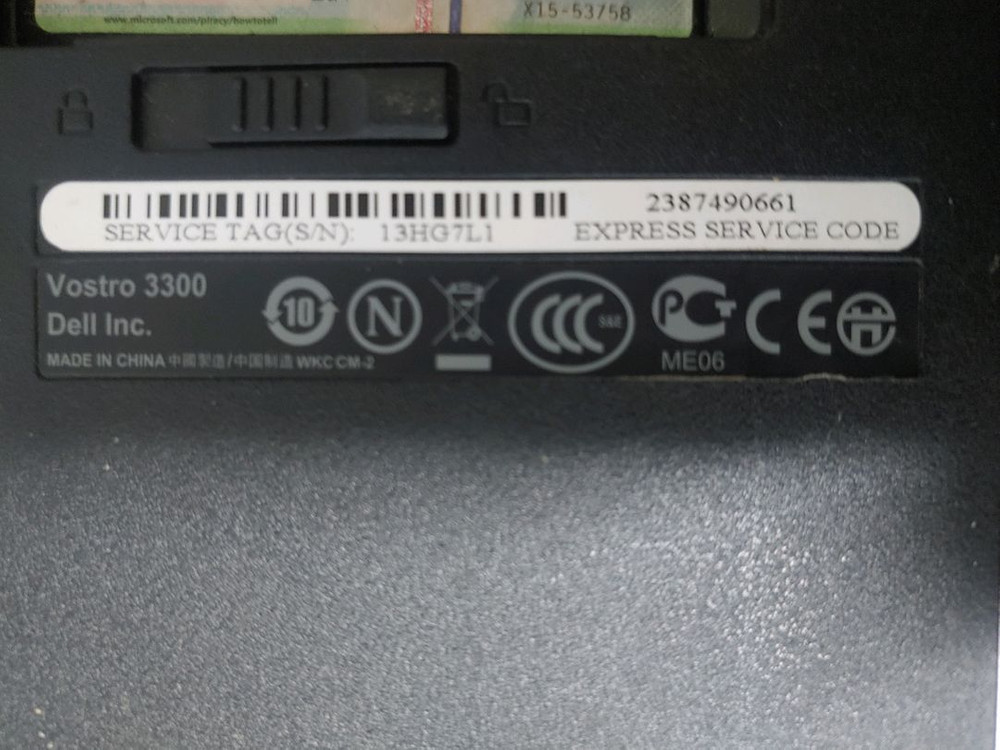 Dell vostro 3300 노트북 부품용--6
