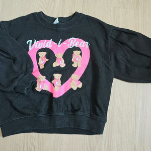 비비드아이 블랙 맨투맨 S사이즈