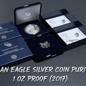 아메리칸 이글 실버코인 순도999 1온스 (2017) 프루프 실버 은화 은