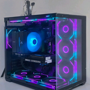 (새제품 그래픽 없는 본체)라이젠 9800X3D, 공랭최강 1000W, B850MI, 방송 게이밍컴퓨터 본체