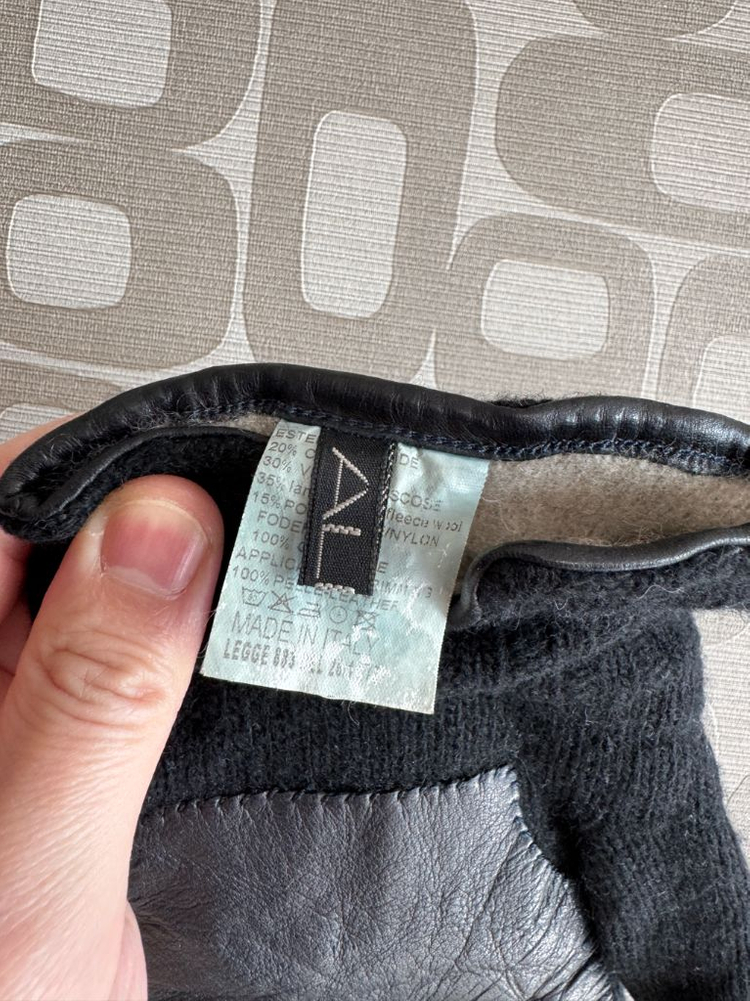 ALPO 이태리 알포 울 캐시미어 혼방 남성 장갑--2