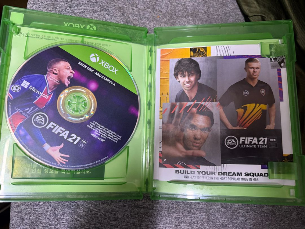 Xbox 피파21 중고 이미지
