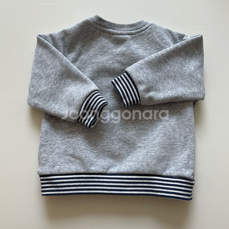 탑텐키즈 맨투맨 + 코듀로이 밴딩 팬츠 80--5