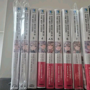 가끔씩 툭하고 러시아어로 라노벨 1~8권 특전 판매 이미지