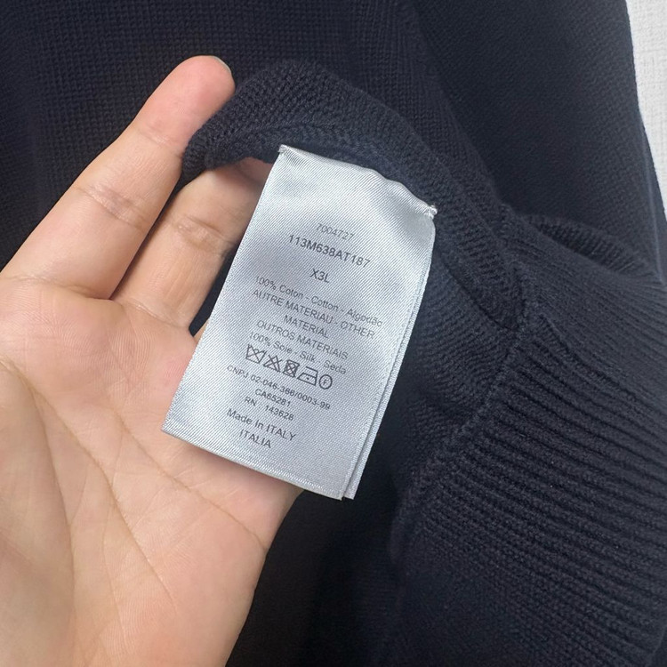 [XXXL/새상품급] 디올 오블리크 인서트 니트 이미지