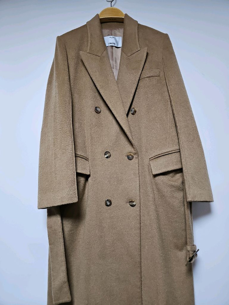 한섬 오브제 캐시미어100% 롱코트 이미지