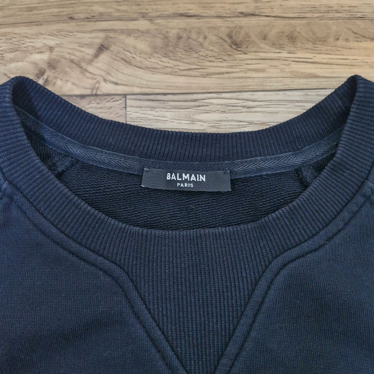 [L] 발망 크루넥 로고 스웻셔츠--3