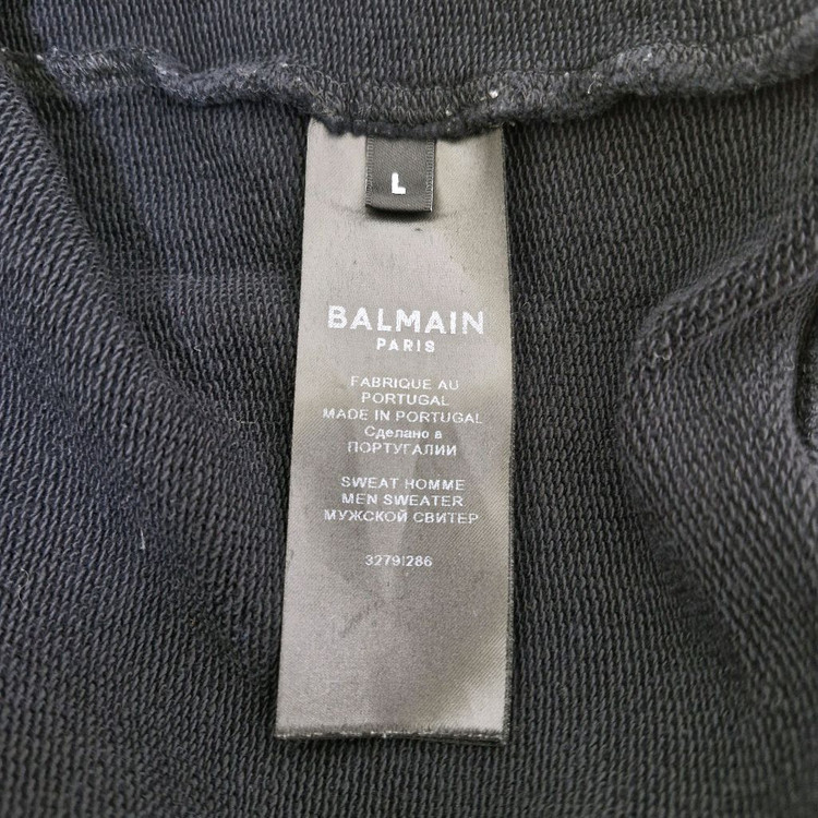 [L] 발망 크루넥 로고 스웻셔츠--4