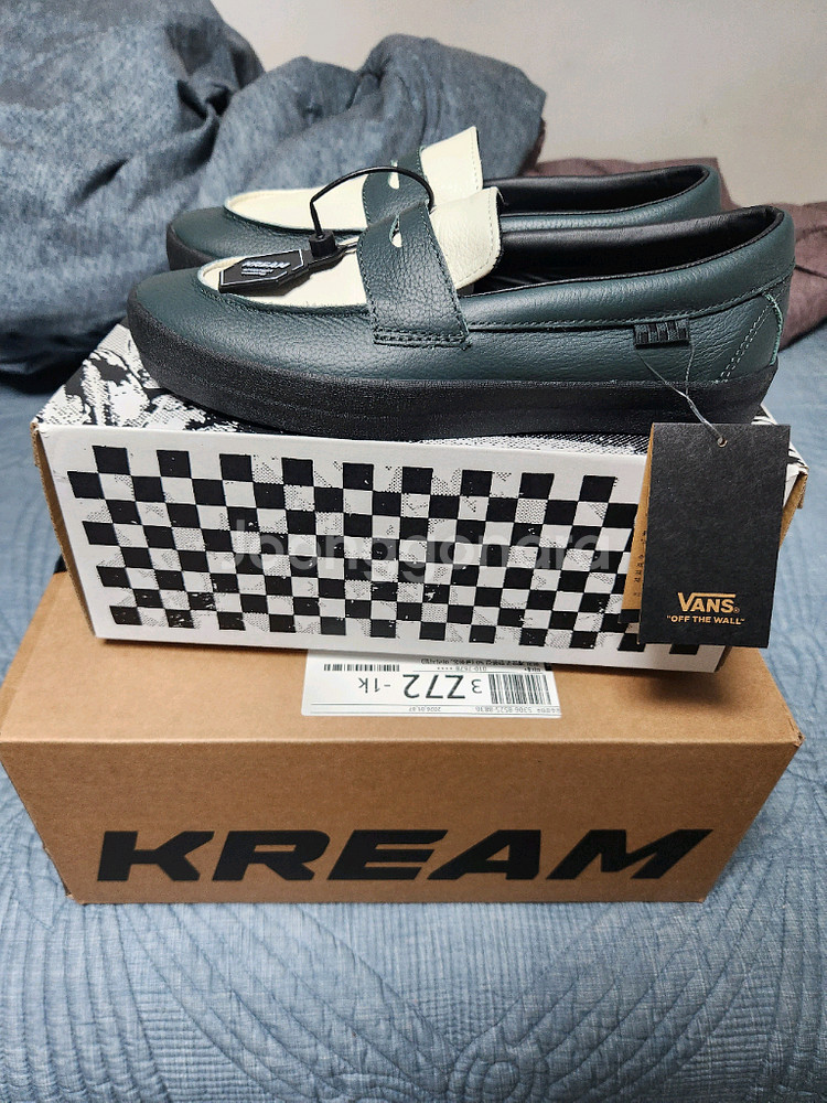 반스 반스 스케이트 로퍼 그린 260--1