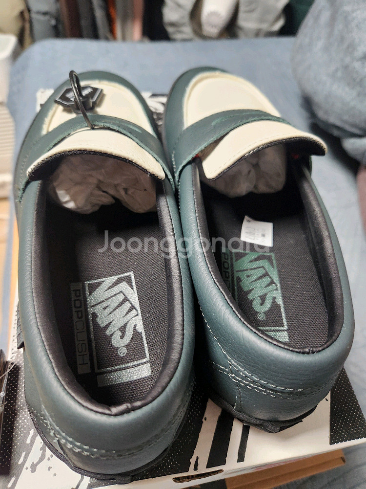 반스 반스 스케이트 로퍼 그린 260--2