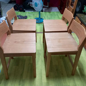 모던 원목의자 4개 99000원