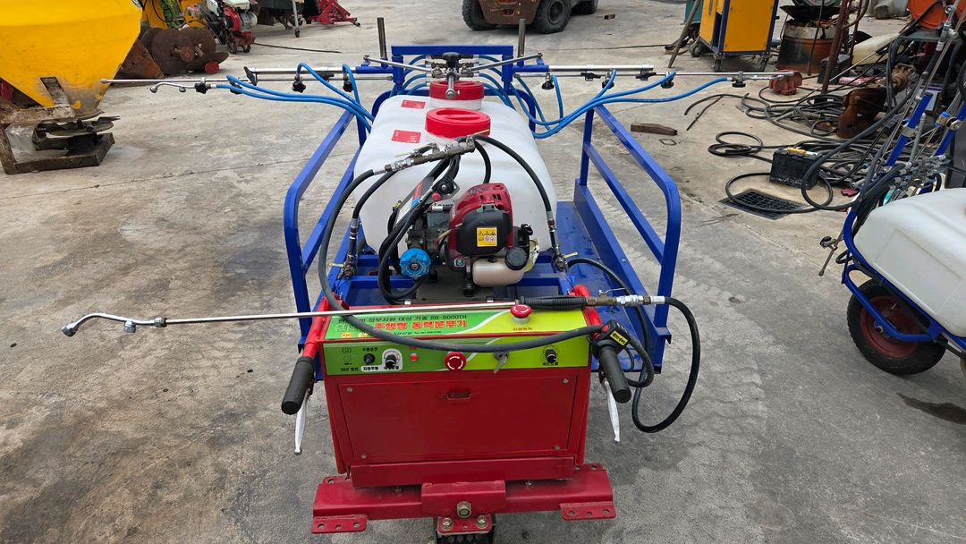 [미사용품]주행형 동력분무기, 전동운반차, 효자킹분무기--1