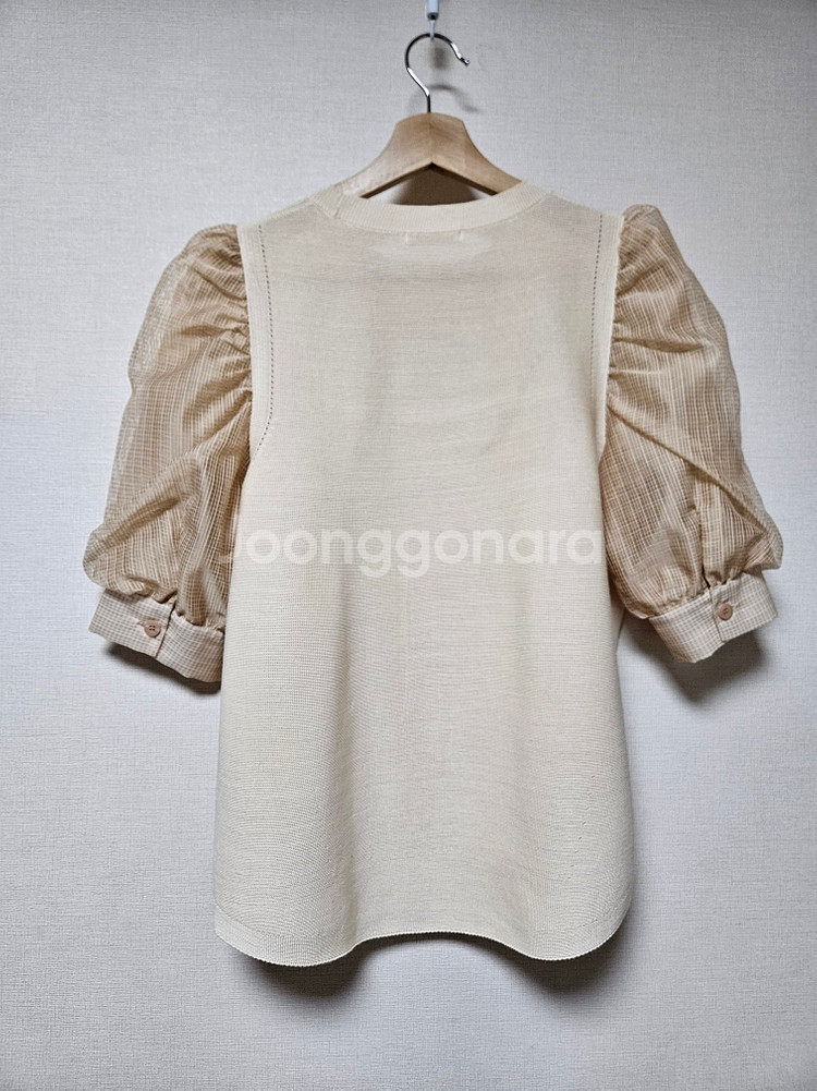 시스템 SYSTEM 벌룬 소매 니트 프리사이즈--6